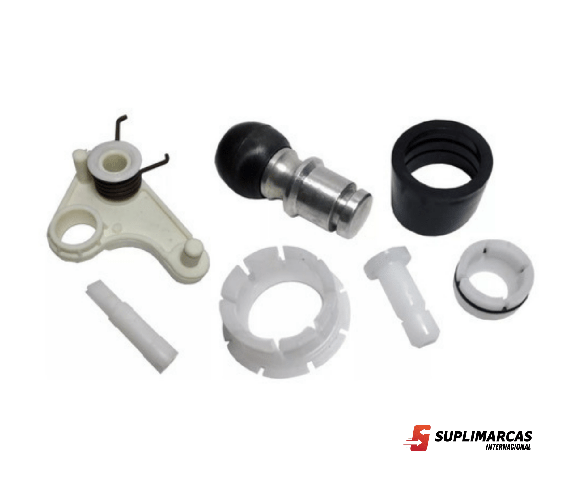 Kit Reparo parcial da alavanca de cambio Agile 09/14 Montana 11/14 com sistema a cabo