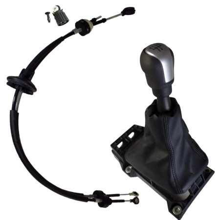 Alavanca de cambio completa com cabo duplo de marcha GM Celta Classic Prisma